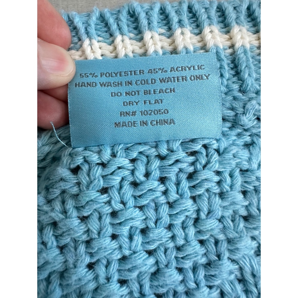 Taylor Swift 1989 Taylors Version Cardigan Blue Seagull Knit MD/LG Pre-owned - Picture 5 of 7